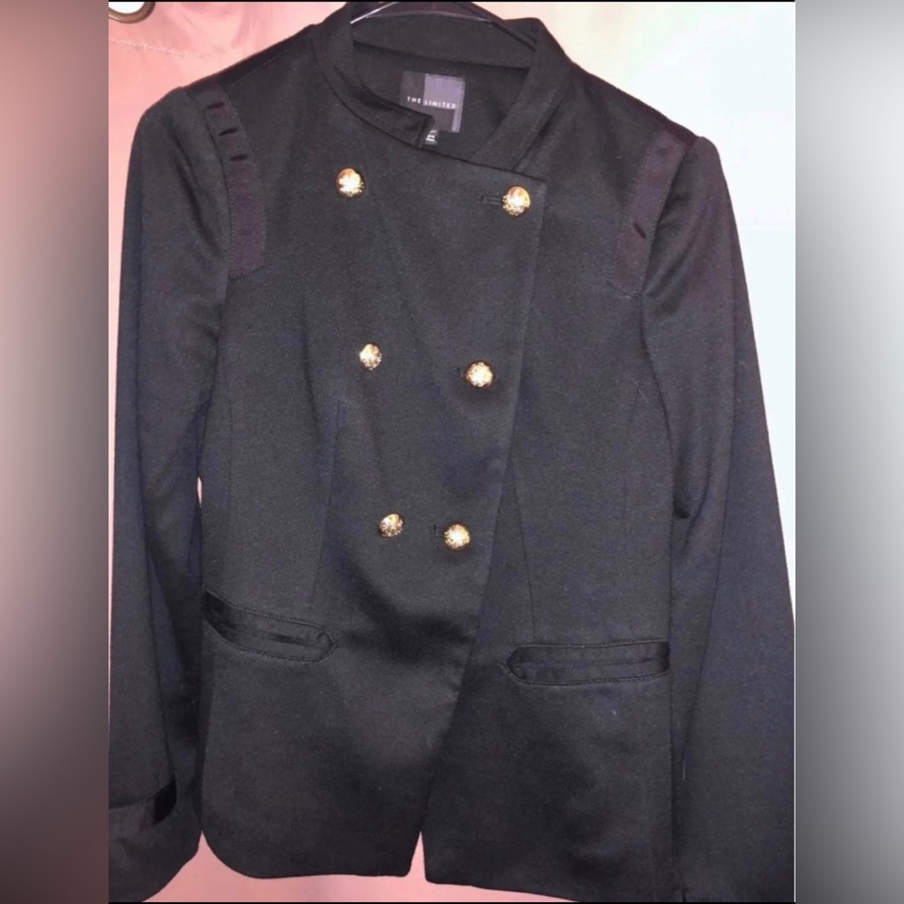 The Limited Black Blazer Petite Size Small